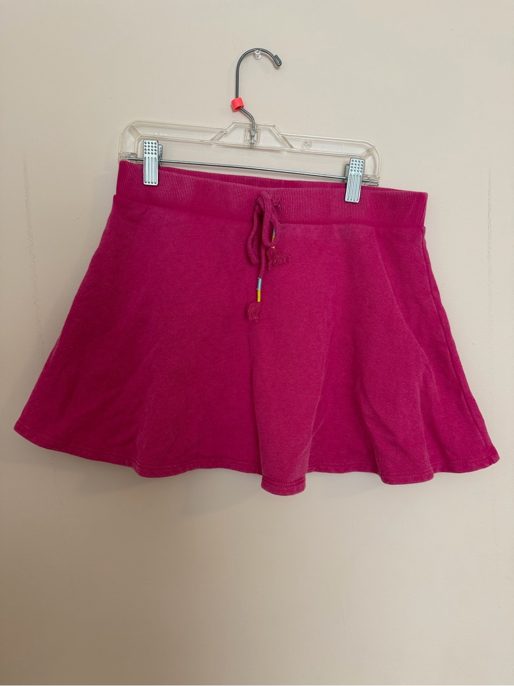 Women’s Fuchsia Skirt with Drawstring Waist